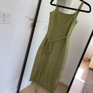 LINE AND DOT | Lime Dress